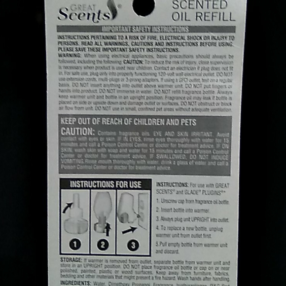 Lot Of (8) Great Scents Lavender & Chamomile Scented Oil Plug-ins Refill  .7 Oz - Picture 3 of 3